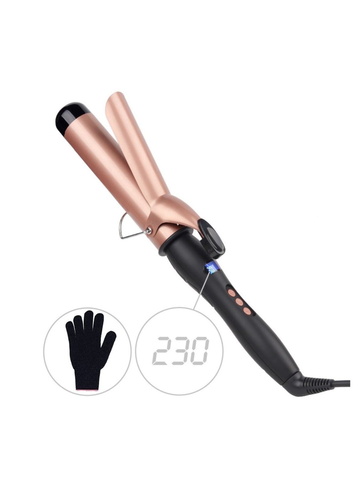 Curling iron 25mm barrel detail