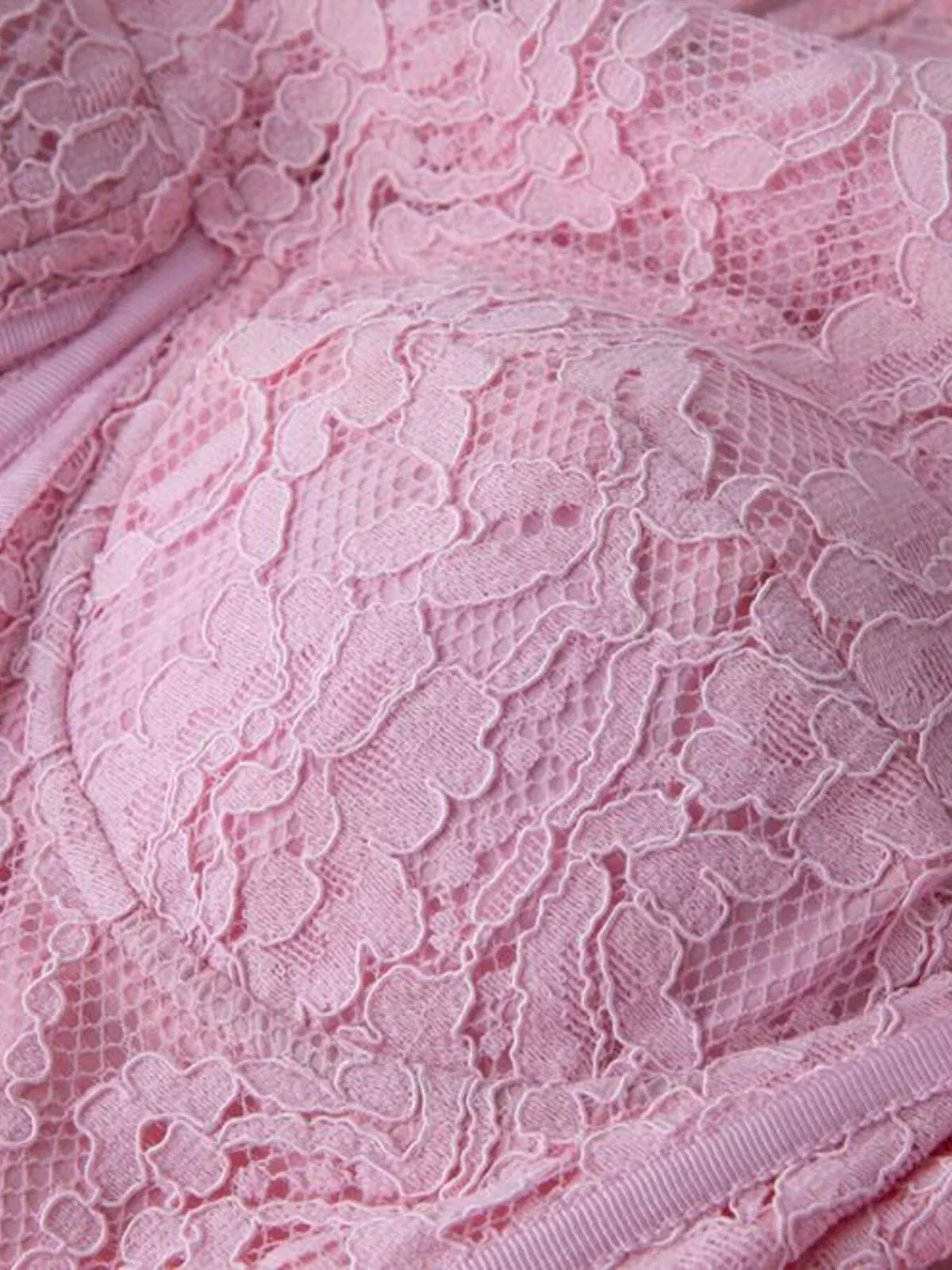 lace long sleeve midi dress back detail