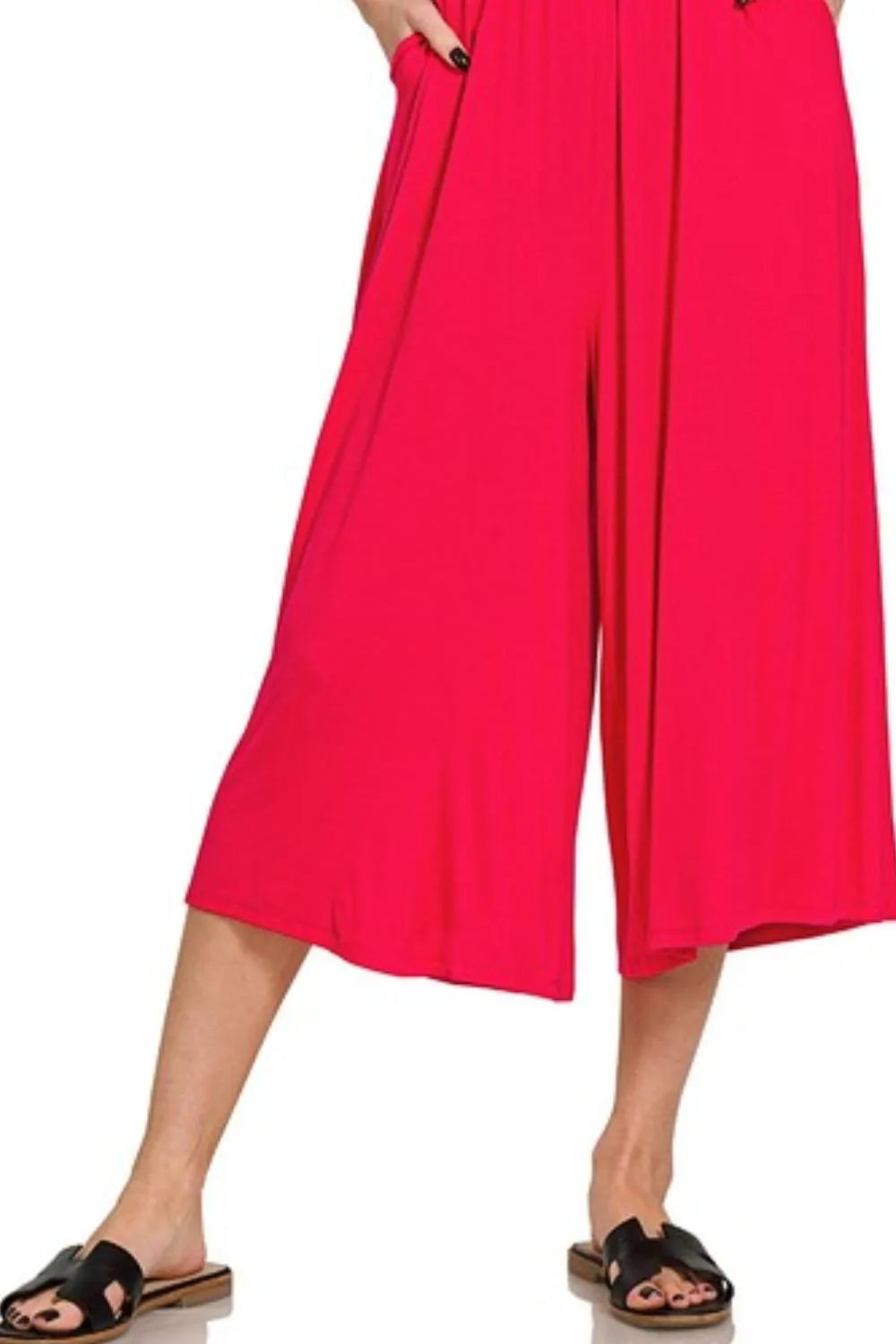 Double Layered Strapless Tube Top Jumpsuit side view