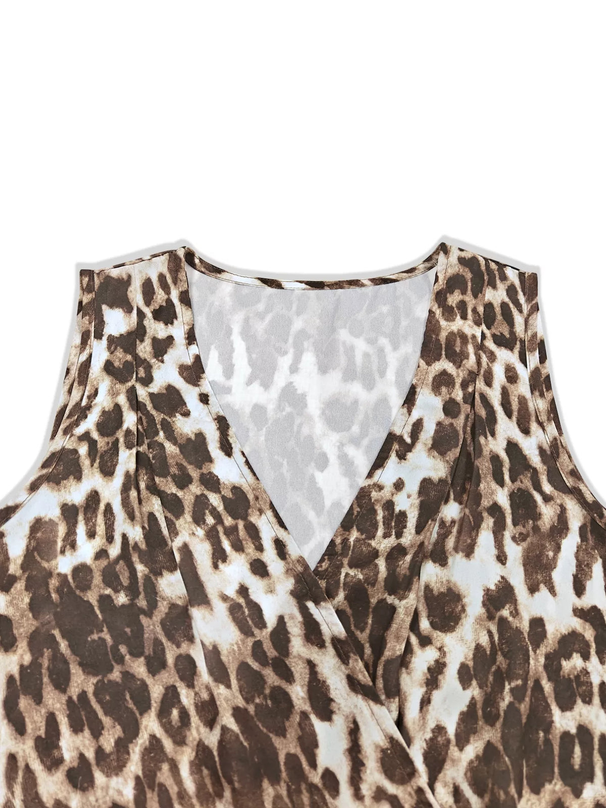 Leopard print coordinated set full outfit