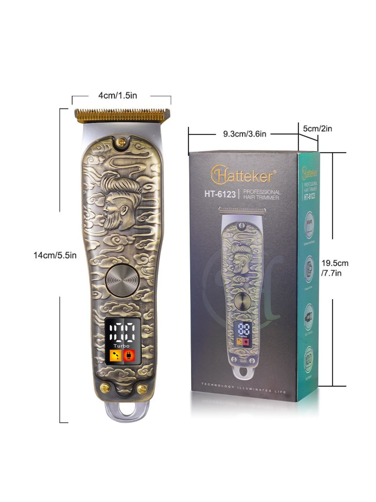 Vintage hair clipper set packaged
