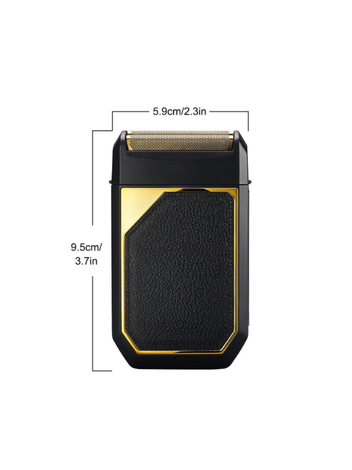 Portable foil shaver in bag