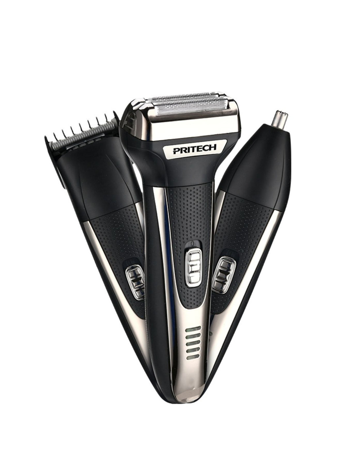 Electric shaver placed on a surface