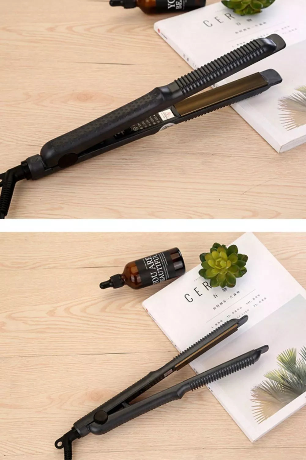 Straightener creating curls