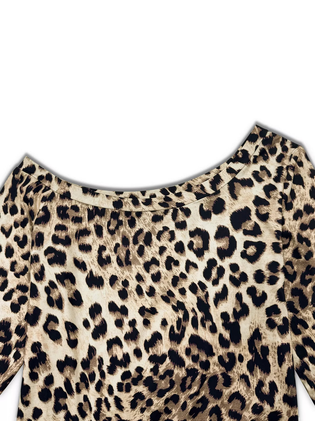 Leopard Print One Shoulder Top and Pants Set, view 8