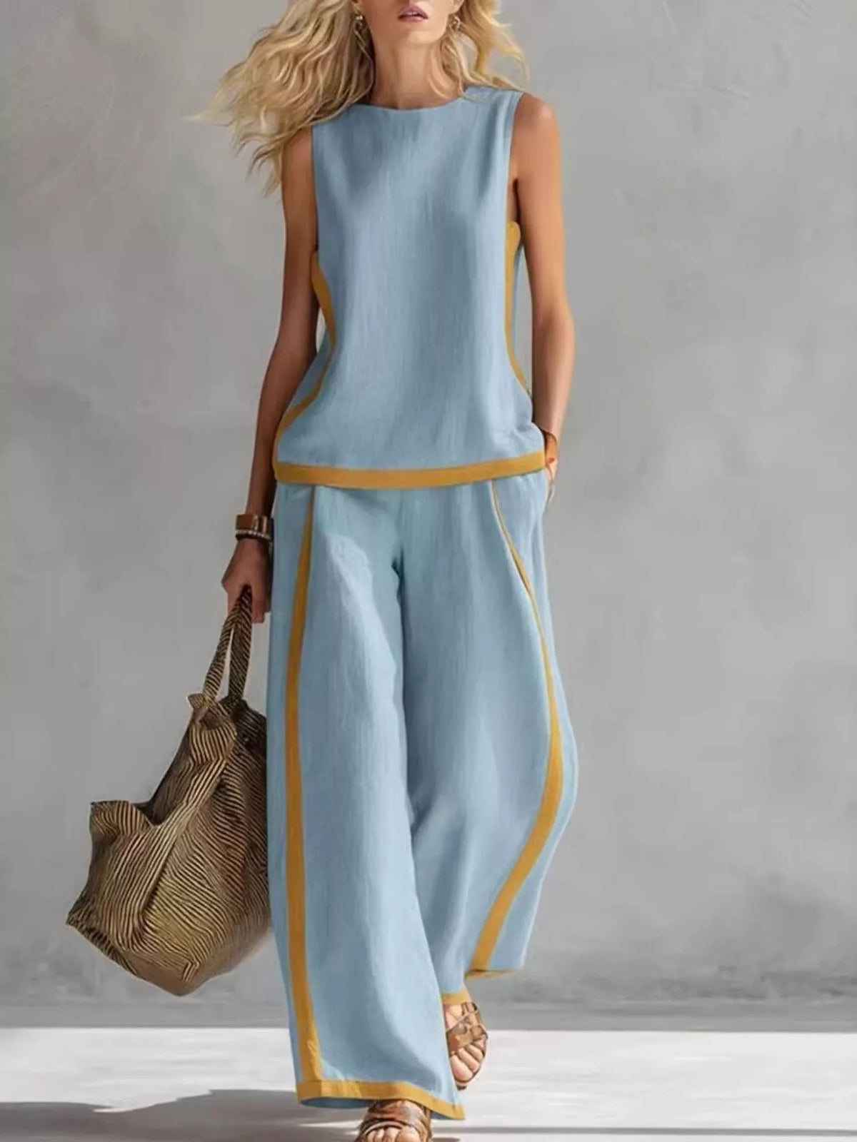 Coordinated tank two piece set full look