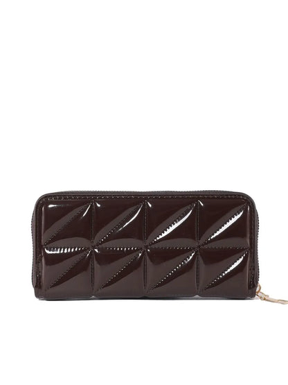 PU Leather Solid Color Wallet - Fashorio
