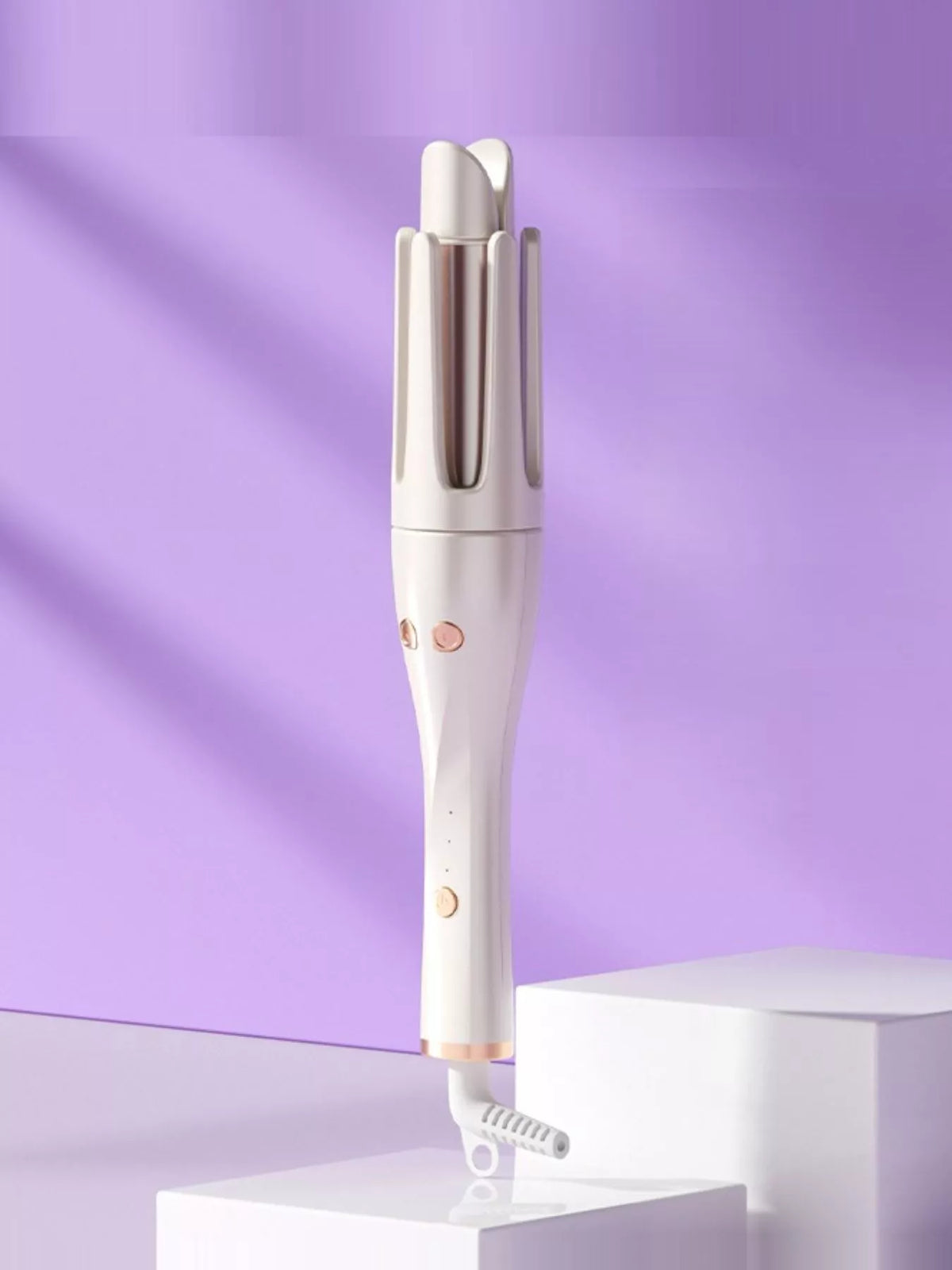 Ceramic curling iron packaging view