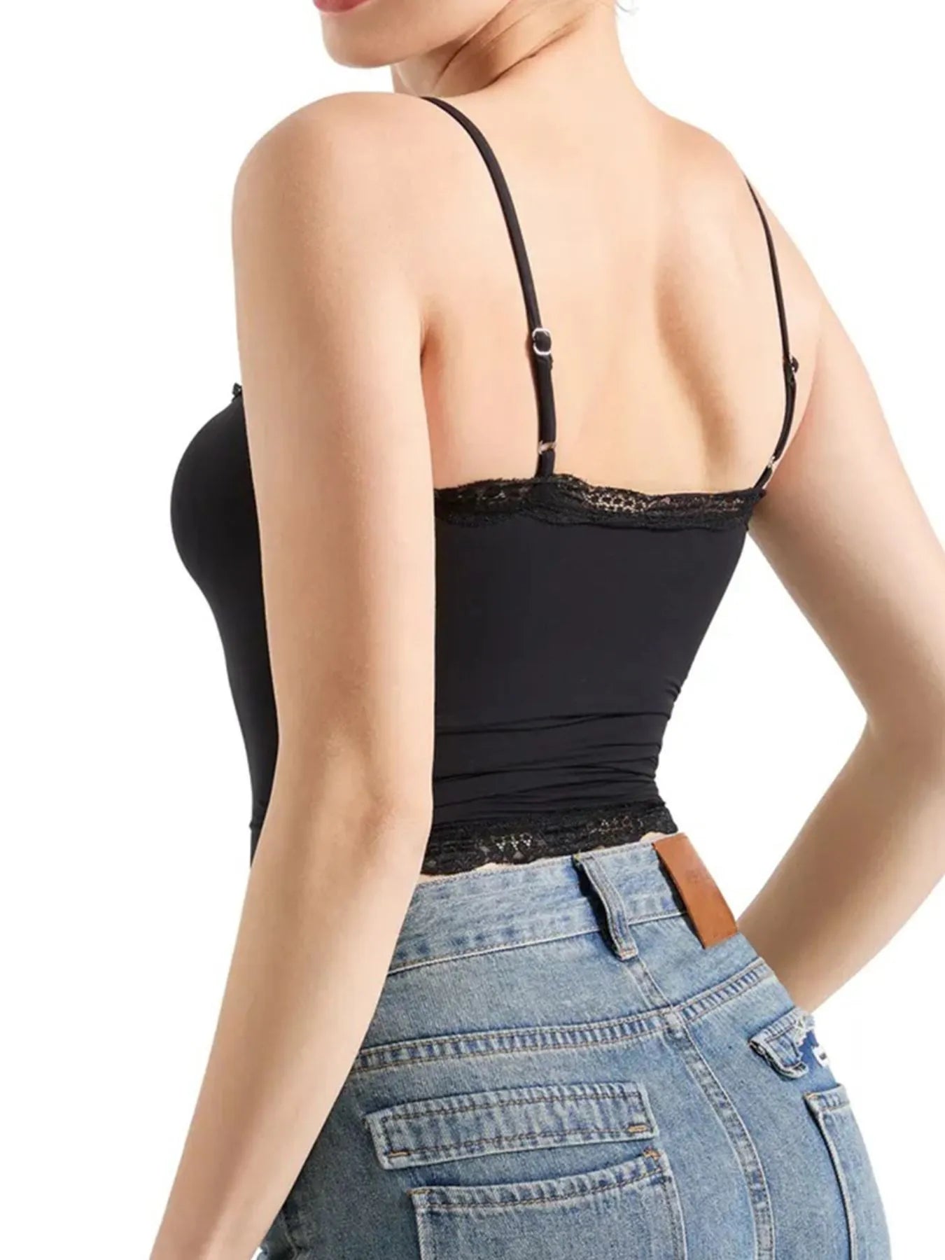 Lace Trim Cami Top - Fashorio