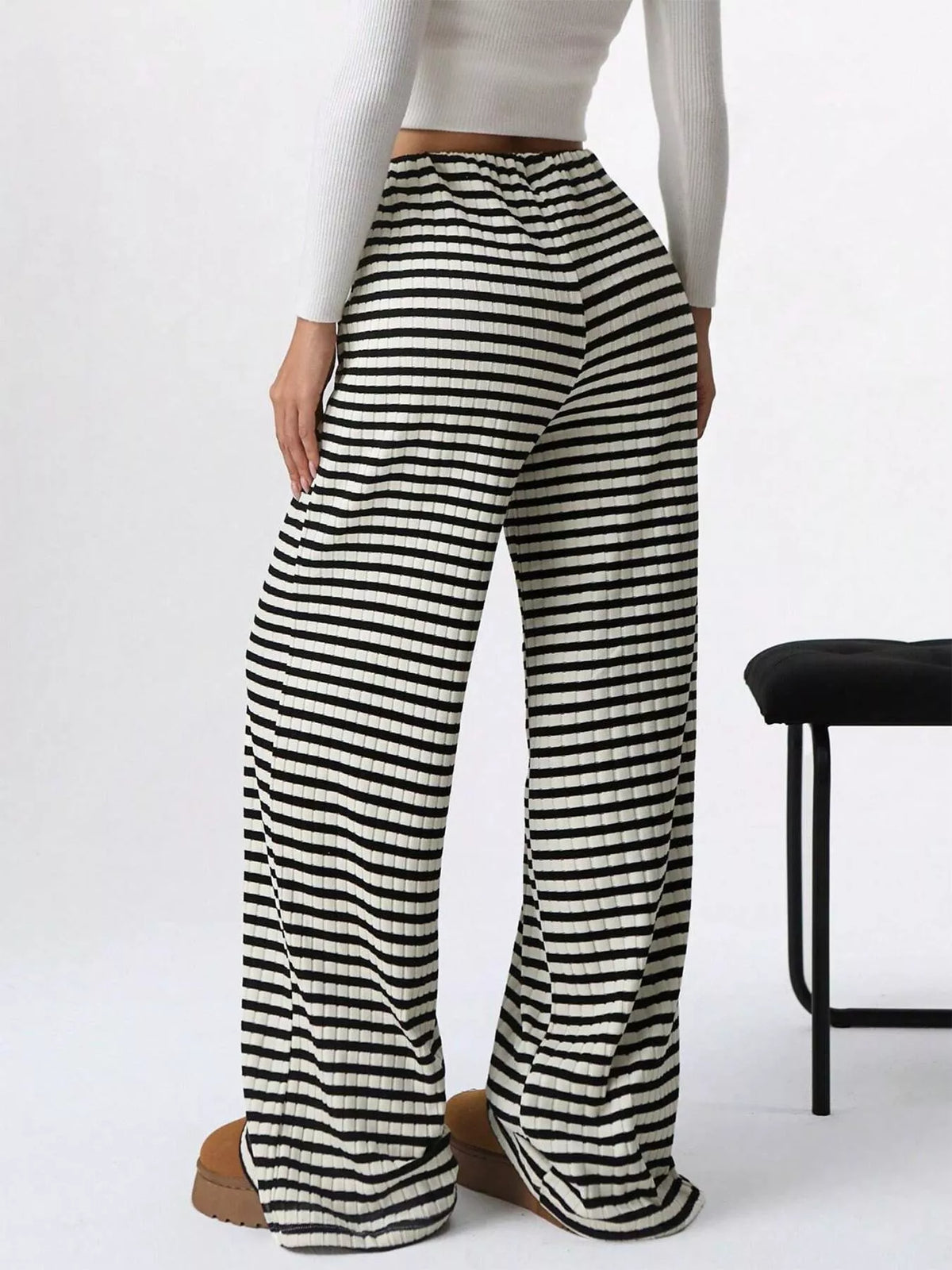 Pink wide leg pants view