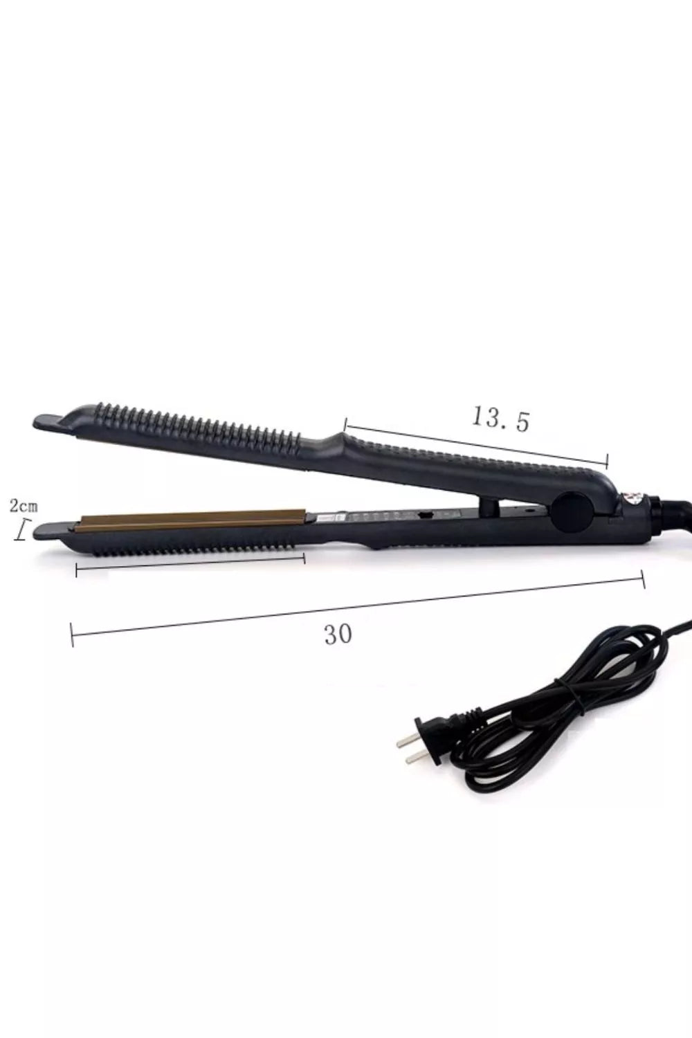 2 in 1 hair straightener and curler full product