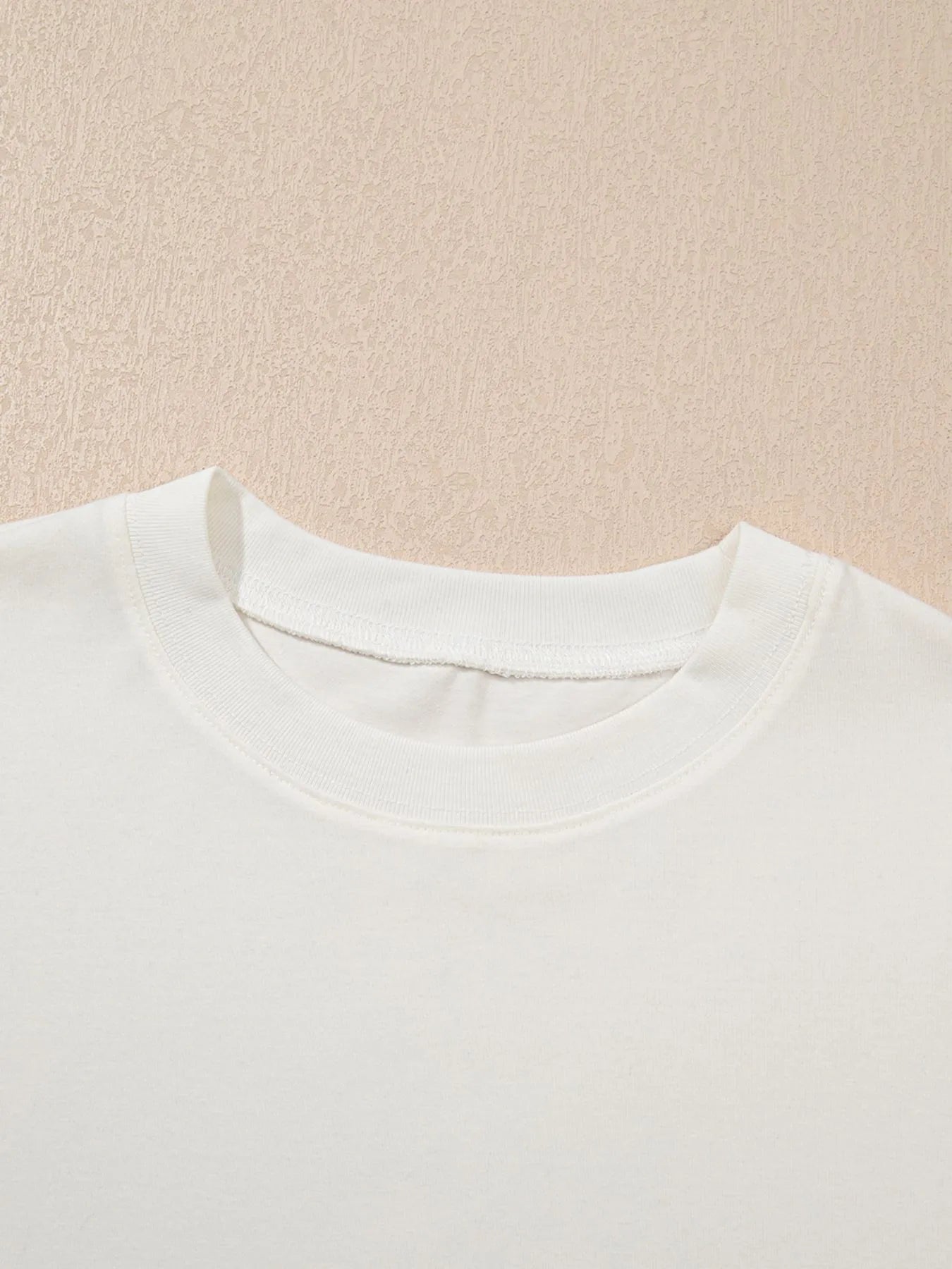 Floral Puff Sleeve Round Neck T-Shirt - Fashorio