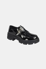 Forever Link Sneakers Black / 6 Forever Link Buckled Platform Lug Sole Loafers