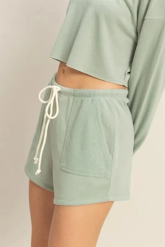 HYFVE HYFVE Drawstring Mid Waist Shorts