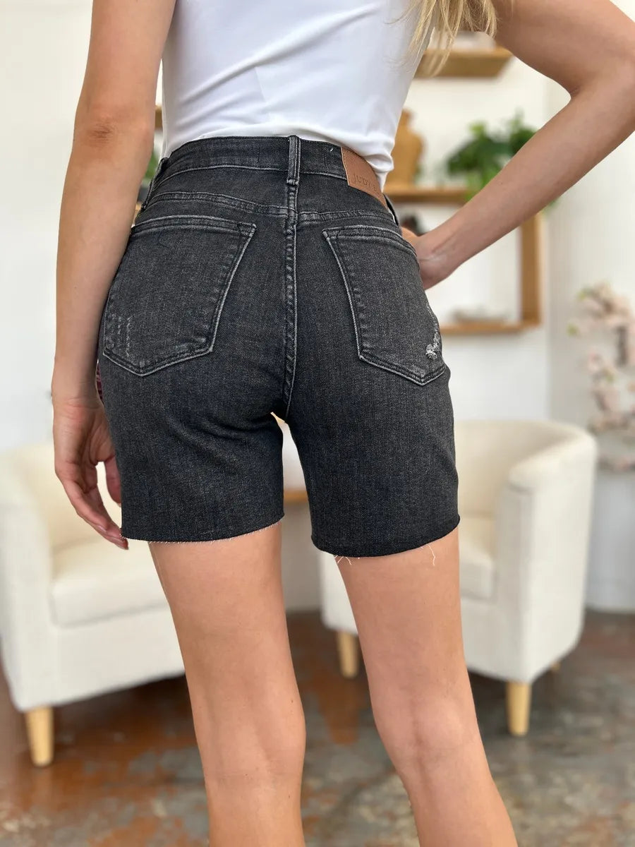 Judy Blue Jeans Judy Blue Full Size High Waist Rigid Magic Denim Shorts