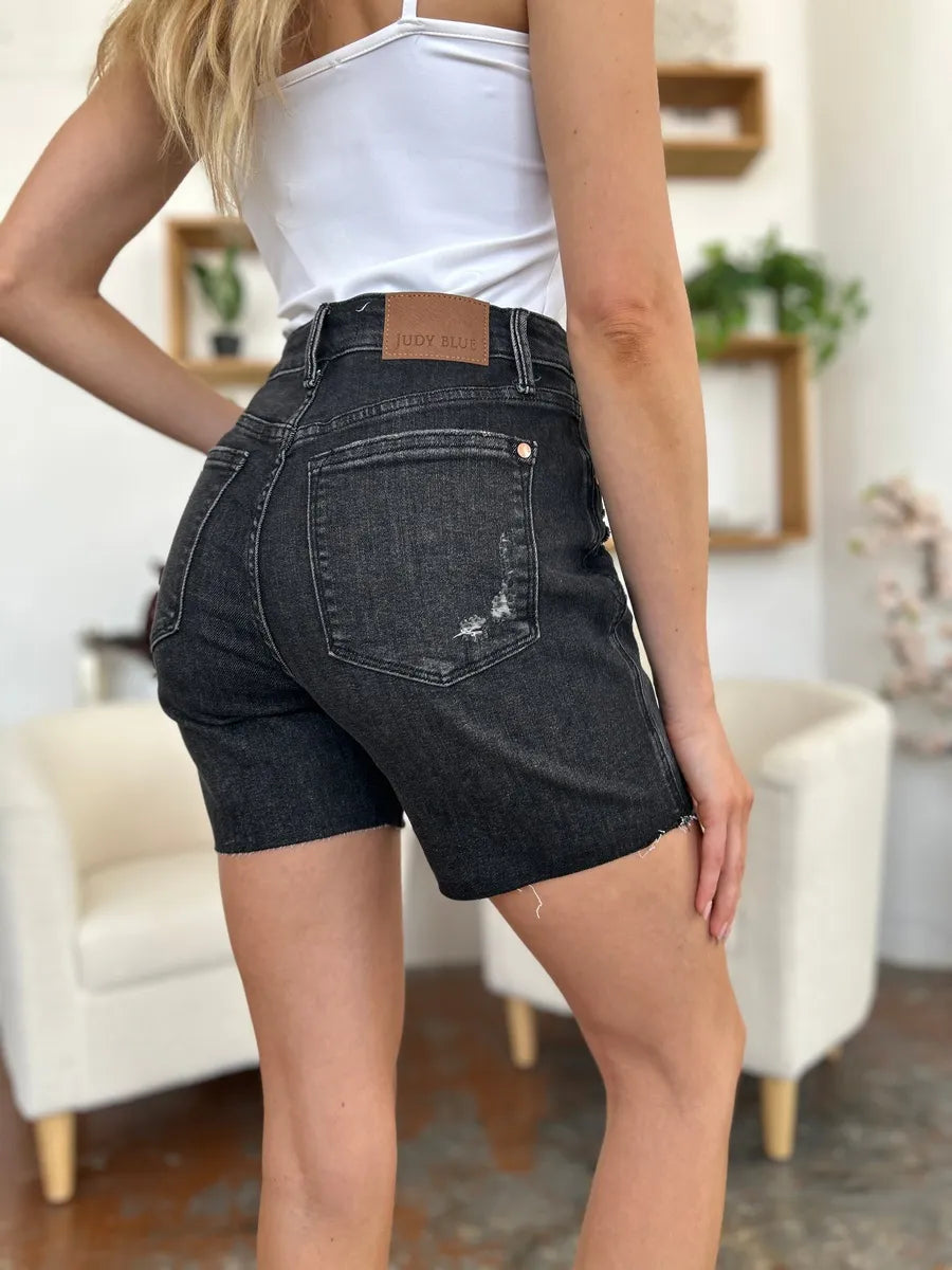 Judy Blue Jeans Judy Blue Full Size High Waist Rigid Magic Denim Shorts