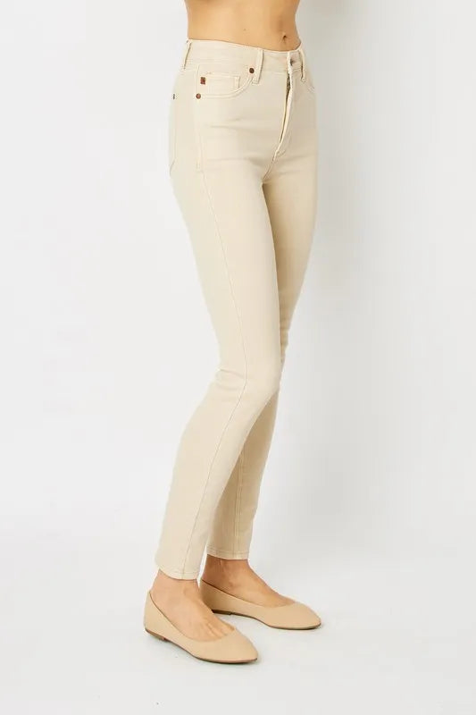 Judy Blue Judy Blue Full Size Garment Dyed Tummy Control Skinny Jeans