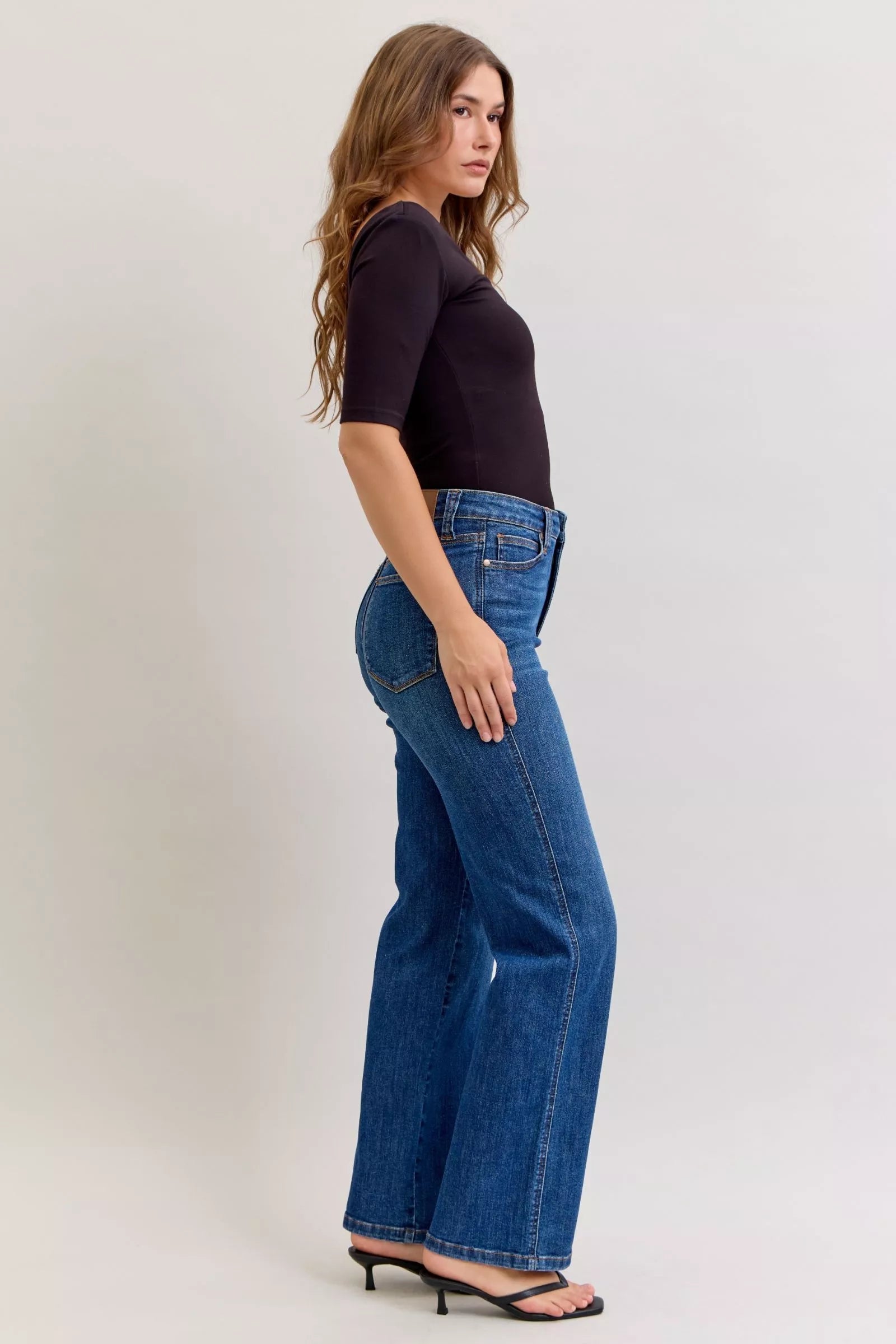 Judy Blue Judy Blue High Waist Tummy Control Straight Jeans