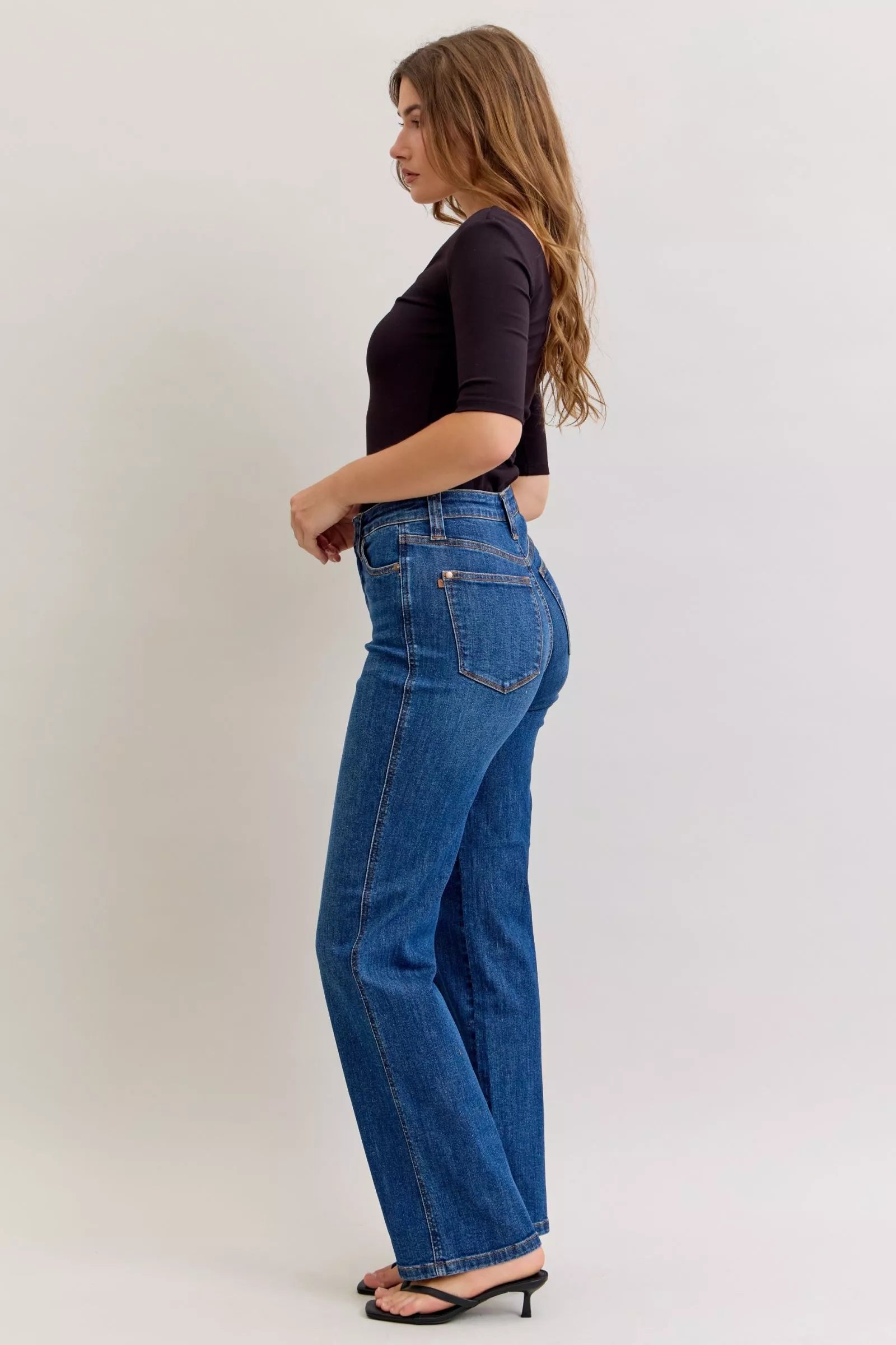 Judy Blue Judy Blue High Waist Tummy Control Straight Jeans