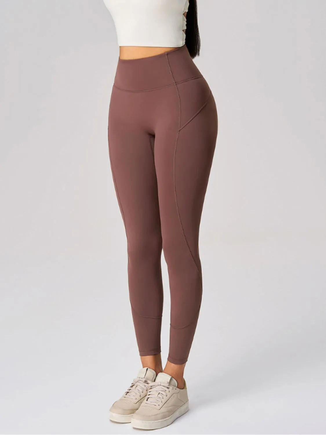Millennia Dark Brown / 4 High Waist Active Leggings