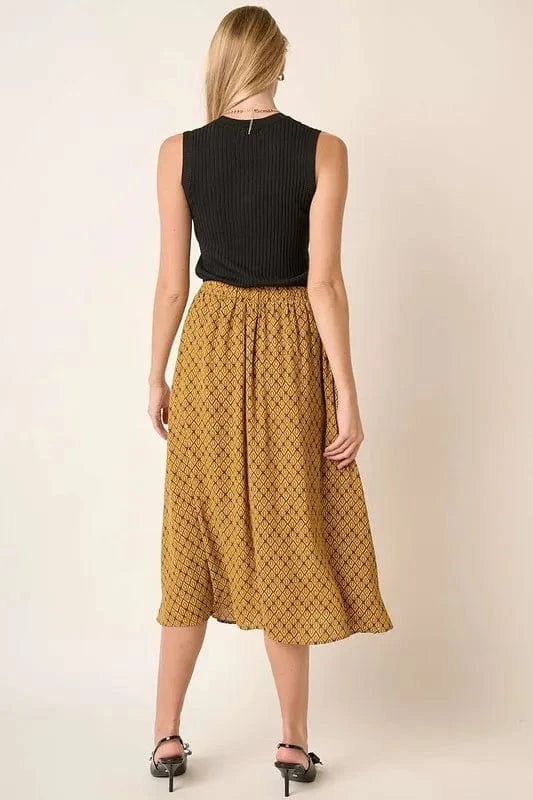 Mittoshop Mittoshop Printed Midi Skirt