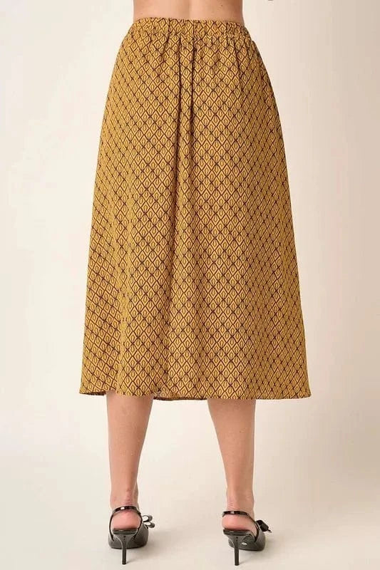 Mittoshop Mittoshop Printed Midi Skirt