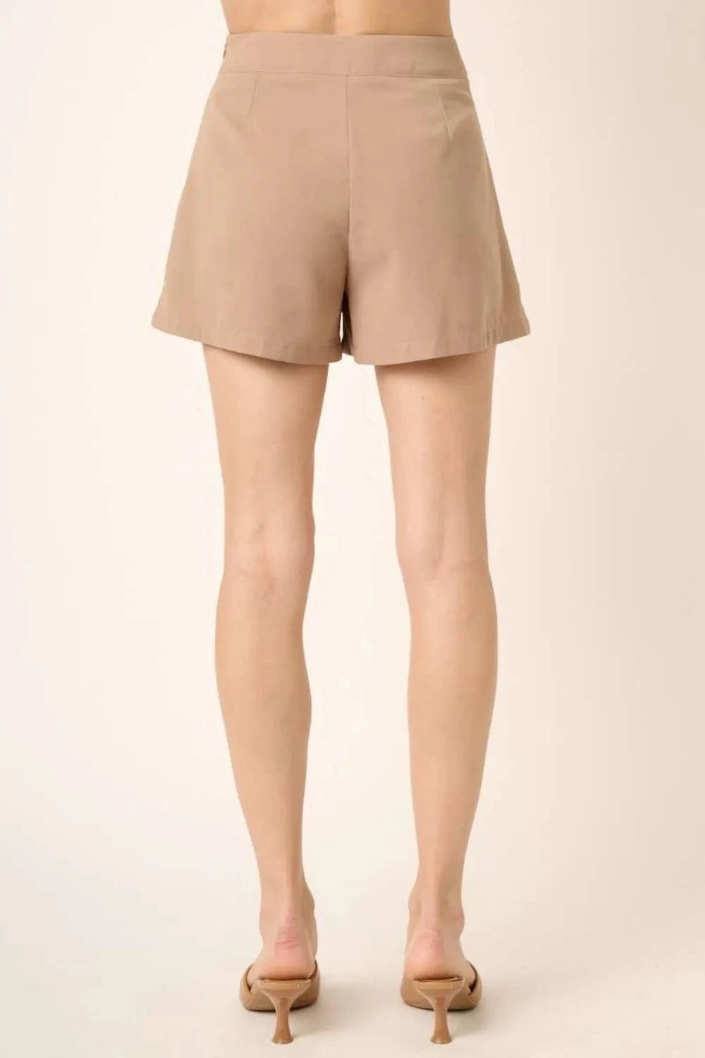Mittoshop Mittoshop Side Invisible Zipper Pleated Shorts