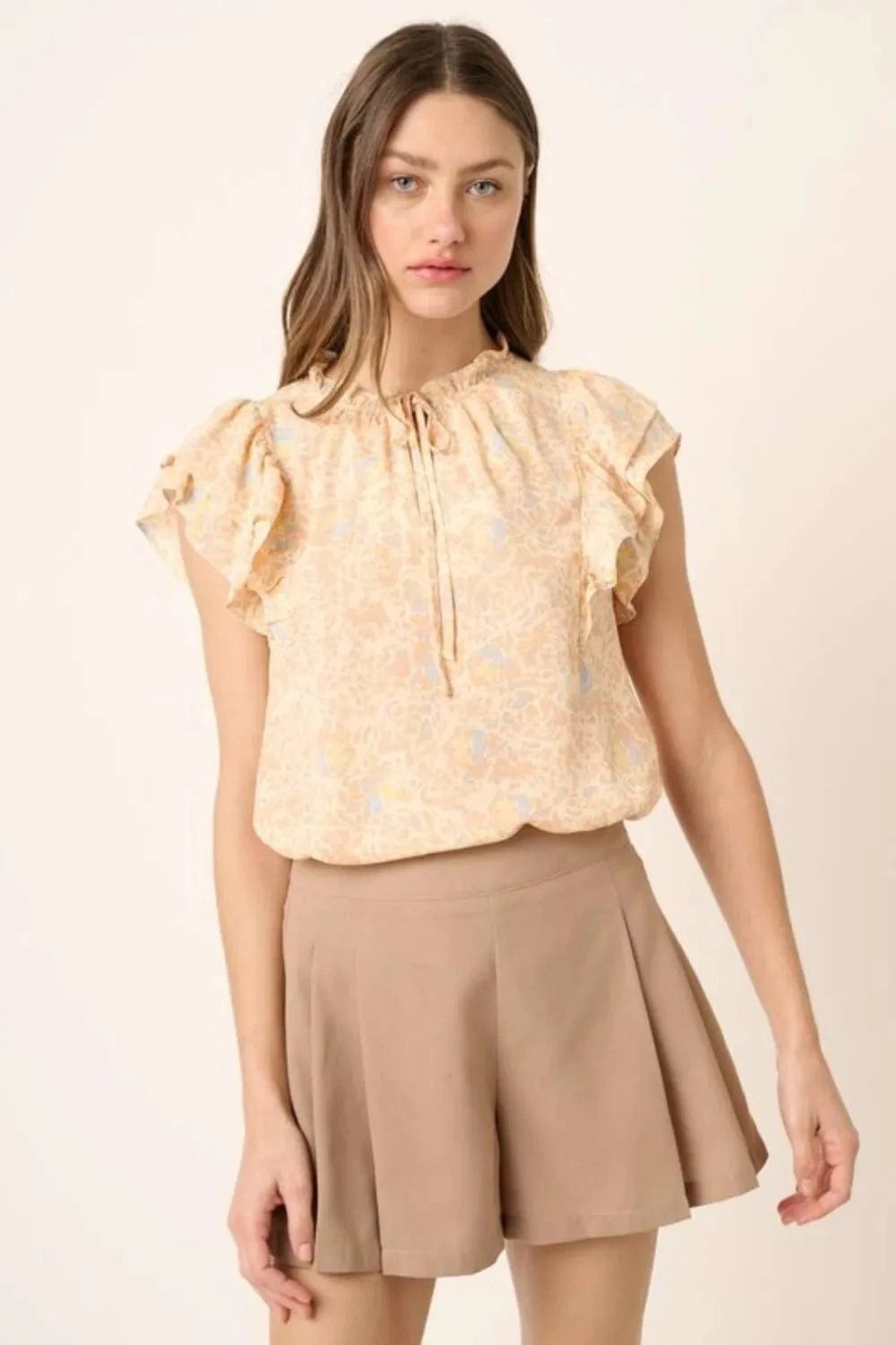 Mittoshop Mittoshop Side Invisible Zipper Pleated Shorts