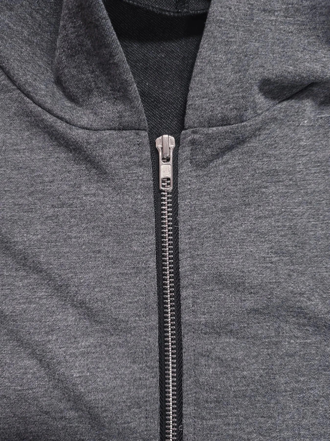 Moya Trench Coats Longline Hooded Zip-Up Cardigan Coat with Flared Hem