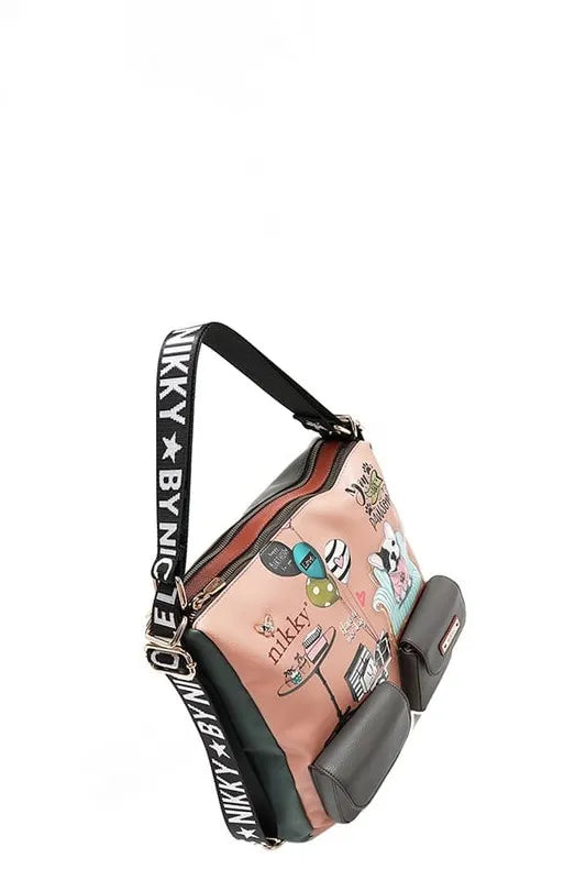 Nicole Lee USA Bags Apricot / One Size Nicole Lee USA Multifunction Adjustable Strap Eco-Leather Backpack