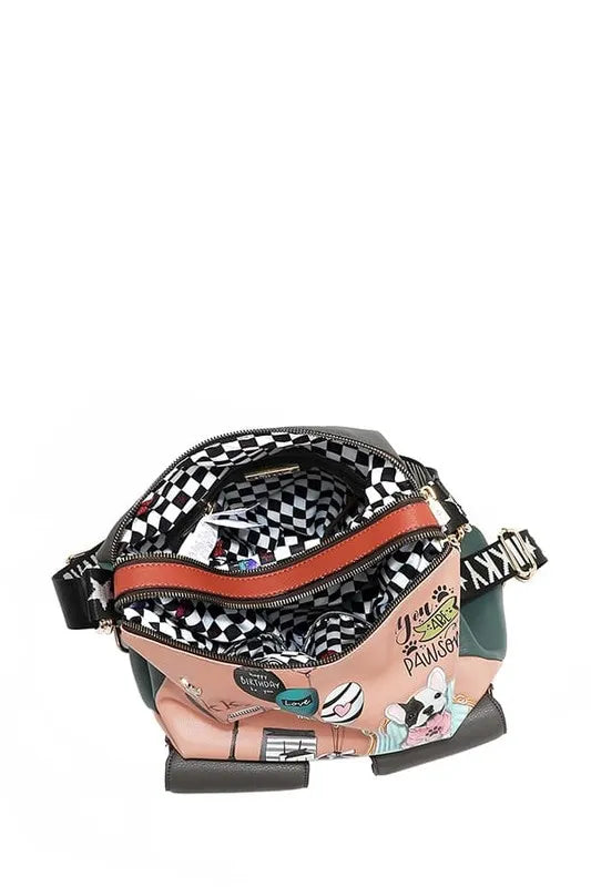 Nicole Lee USA Bags Apricot / One Size Nicole Lee USA Multifunction Adjustable Strap Eco-Leather Backpack