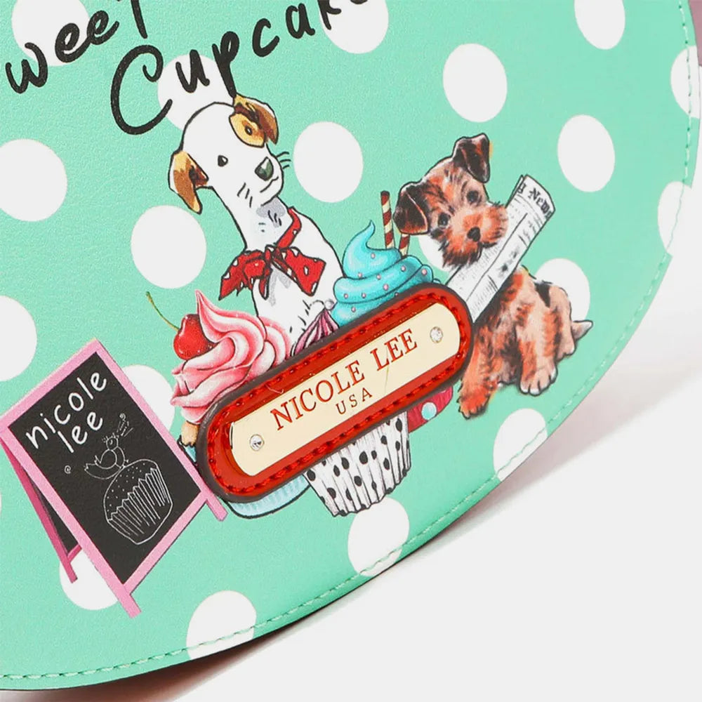 Nicole Lee USA Bags Cupcake Dog / One Size Nicole Lee USA Vegan Leather Polka Dot Shoulder Bag