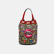 Nicole Lee USA Bags Leopard / One Size Nicole Lee USA Nylon Multifunctional Bucket Backpack
