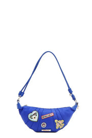 Nicole Lee USA Bags Royal Blue / One Size Nicole Lee USA Color Patch Croissant Bag