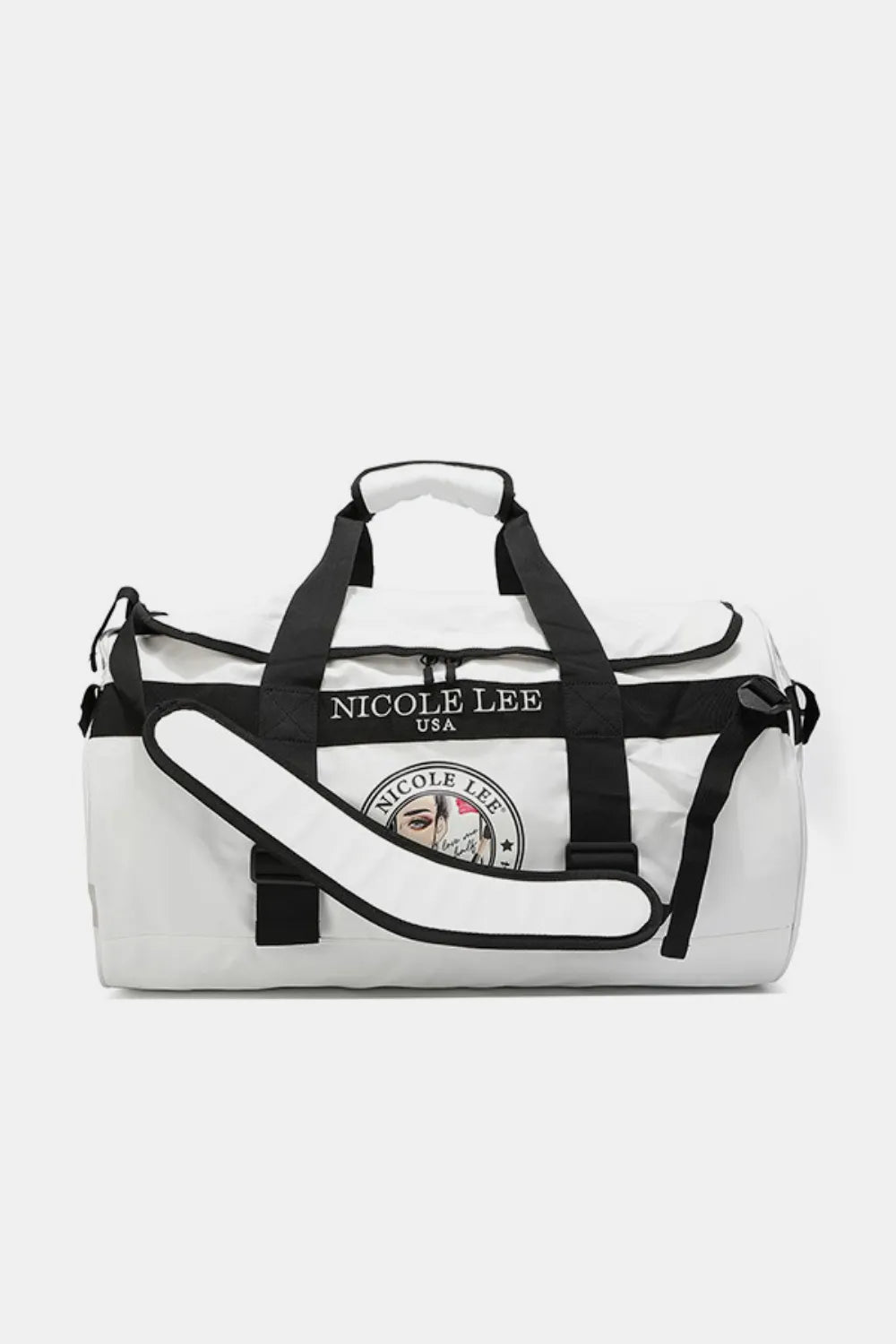 Nicole Lee USA Bags White / One Size Nicole Lee USA Large Duffel Bag