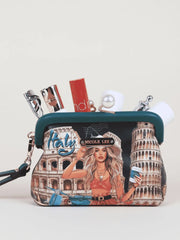 Nicole Lee USA Black / One Size Nicole Lee USA Chelsea Pearl Kiss-Lock Coin Purse