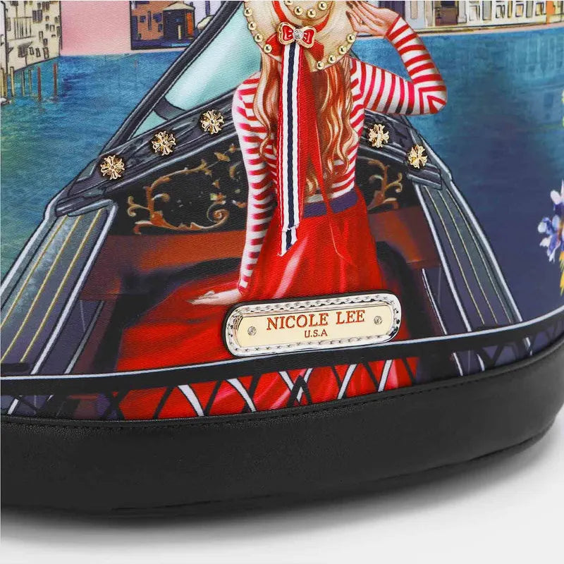 Nicole Lee USA Honeymoon in venezia / One Size Nicole Lee USA Nylon Multifunctional Bucket Backpack