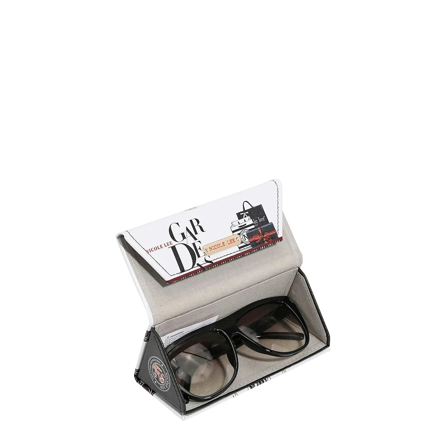 Nicole Lee USA LADY IN BLACK / One Size Nicole Lee USA Foldable Glasses Case