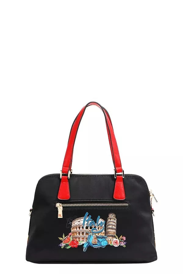 Nicole Lee USA MARTHA TRAVELS ITALY / OS Nicole Lee USA Martha Travels Italy - Dome Satchel