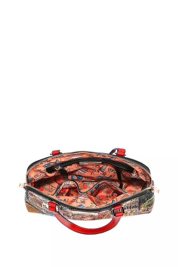 Nicole Lee USA MARTHA TRAVELS ITALY / OS Nicole Lee USA Martha Travels Italy - Dome Satchel