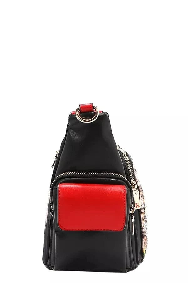 Nicole Lee USA Shoulder Bags MARTHA TRAVELS ITALY / OS Nicole Lee USA Martha Travels Italy Multi Pocket Shoulder Bag