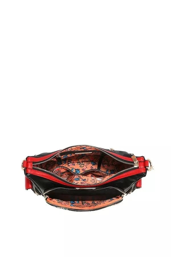 Nicole Lee USA Shoulder Bags MARTHA TRAVELS ITALY / OS Nicole Lee USA Martha Travels Italy Multi Pocket Shoulder Bag