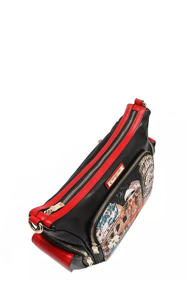 Nicole Lee USA Shoulder Bags MARTHA TRAVELS ITALY / OS Nicole Lee USA Martha Travels Italy Multi Pocket Shoulder Bag