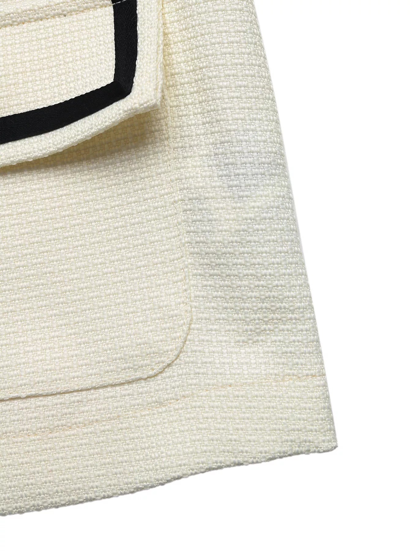 Perfee Blazers Contrast Trim Button-Up Blazer