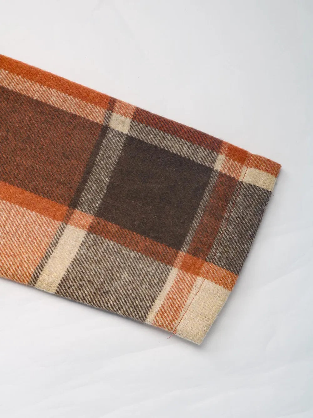 Perfee Blazers Perfee Plaid Button Down Lapel Collar Blazer