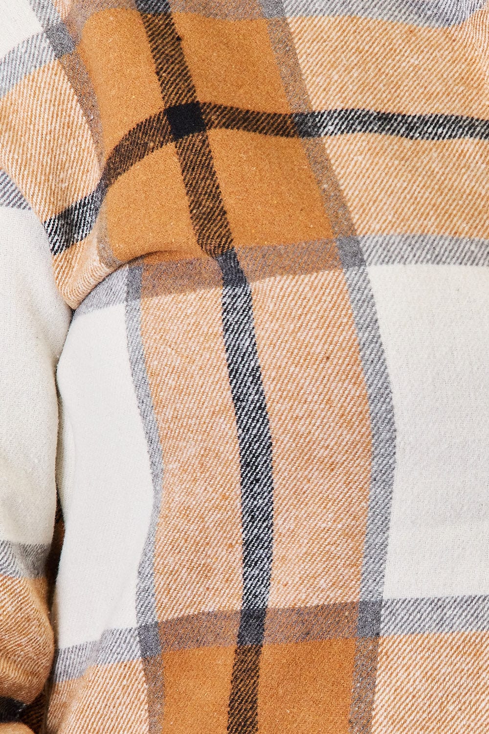 Perfee Dresses Perfee Plaid Print Dropped Shoulder Shirt