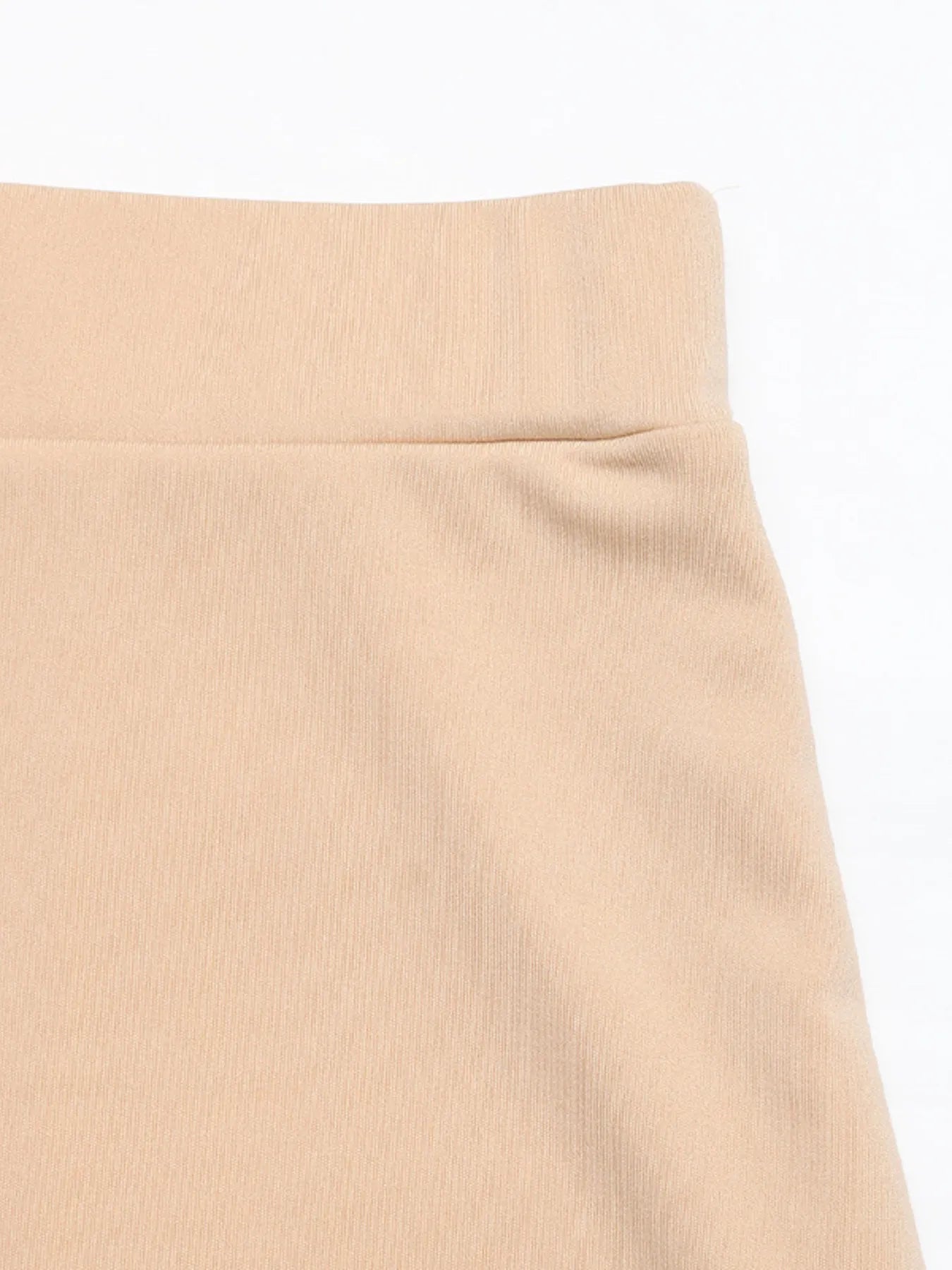 Perfee Layered Midi Skirt with Contrast Hem Detail