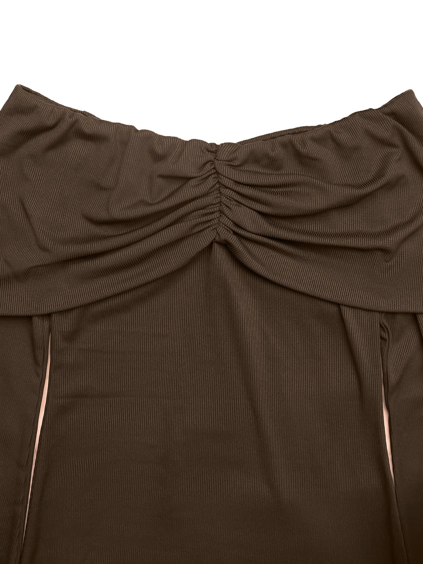 Perfee Off-Shoulder Long Sleeve Bodycon Maxi Dress