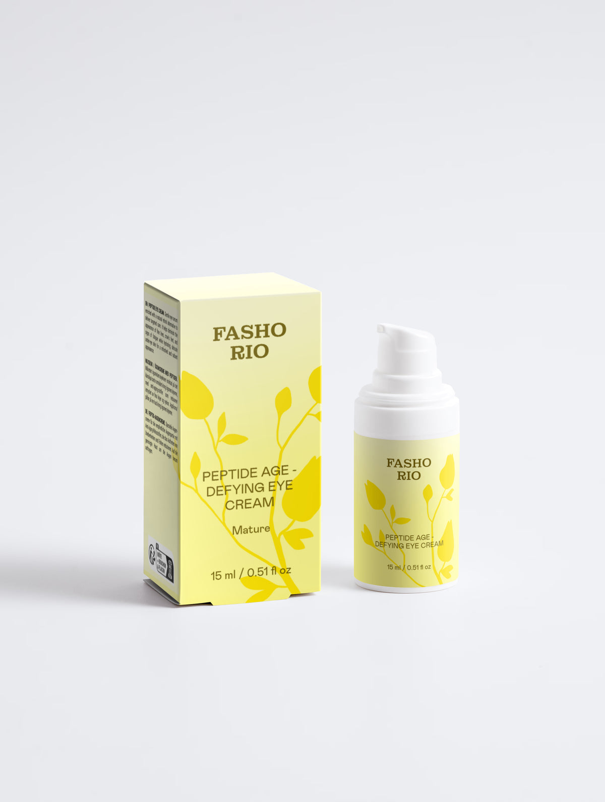 Peptide age defying eye cream jar front
