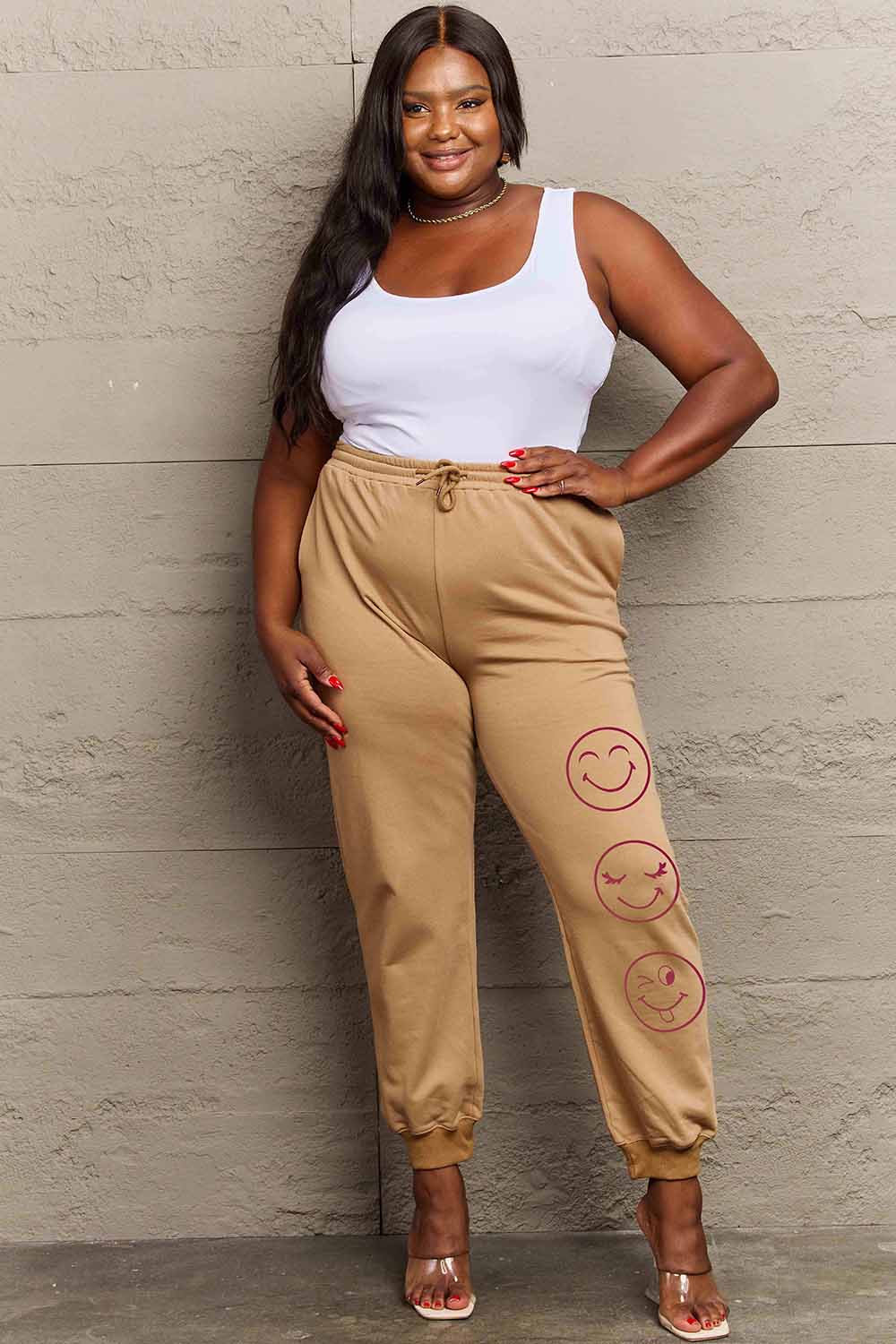 Simply Love Simply Love Full Size Emoji Graphic Sweatpants